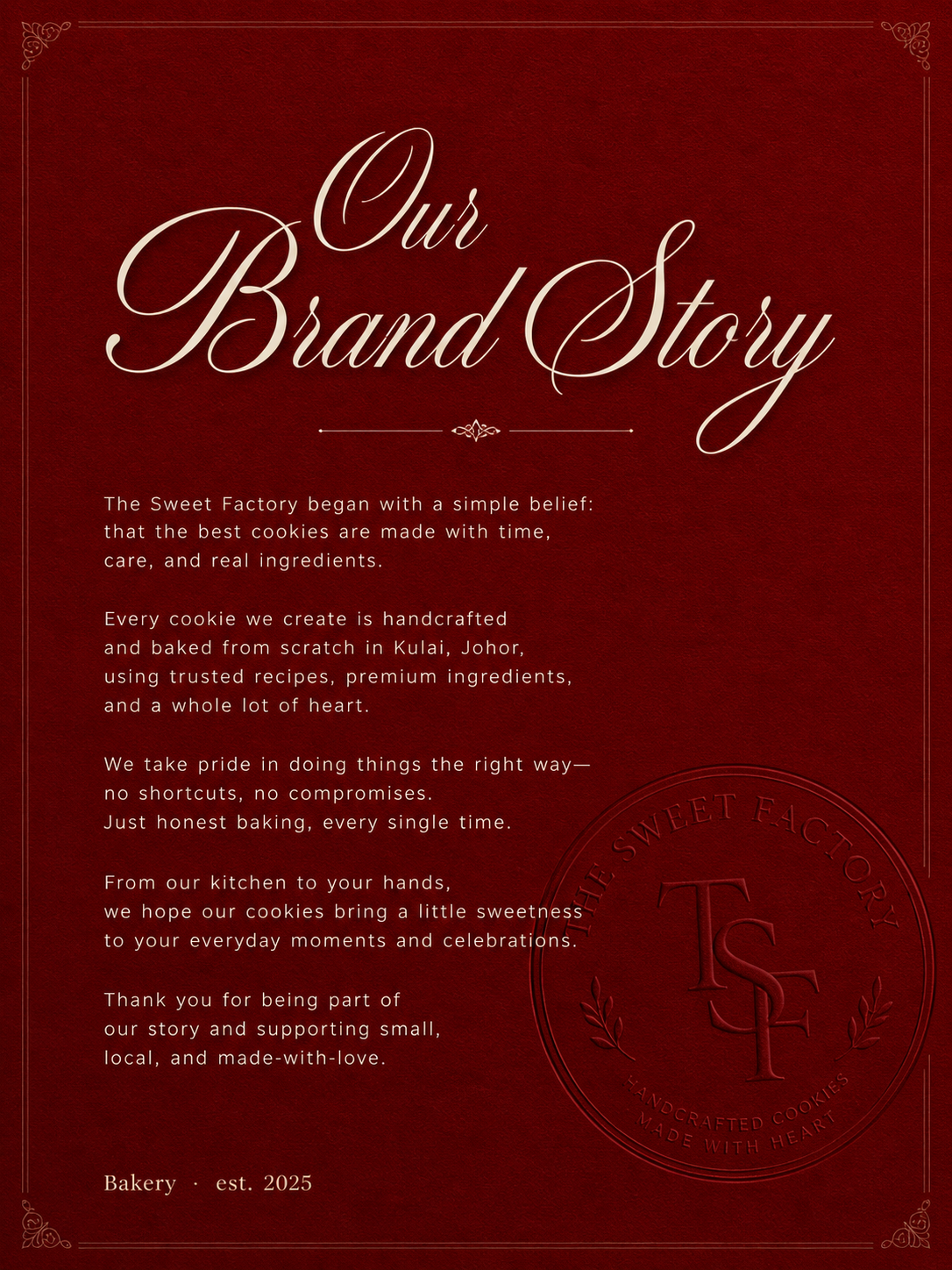 The Sweet Factory Brand Story